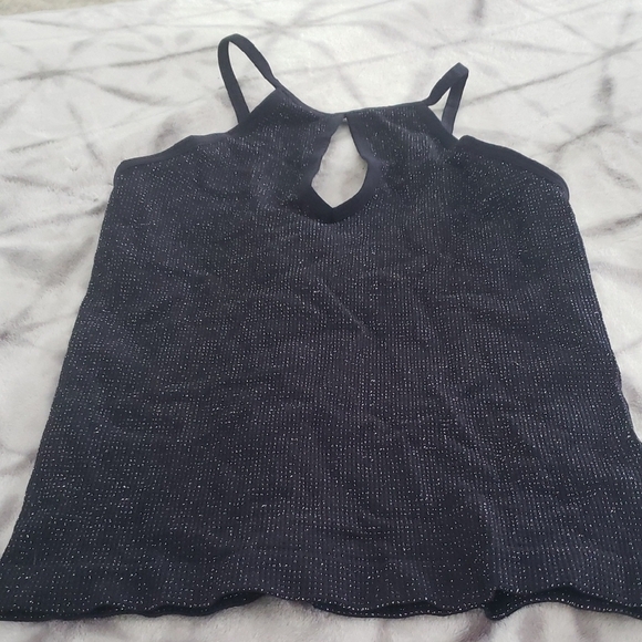 Tops - Black Raglan Cut Out Camisole